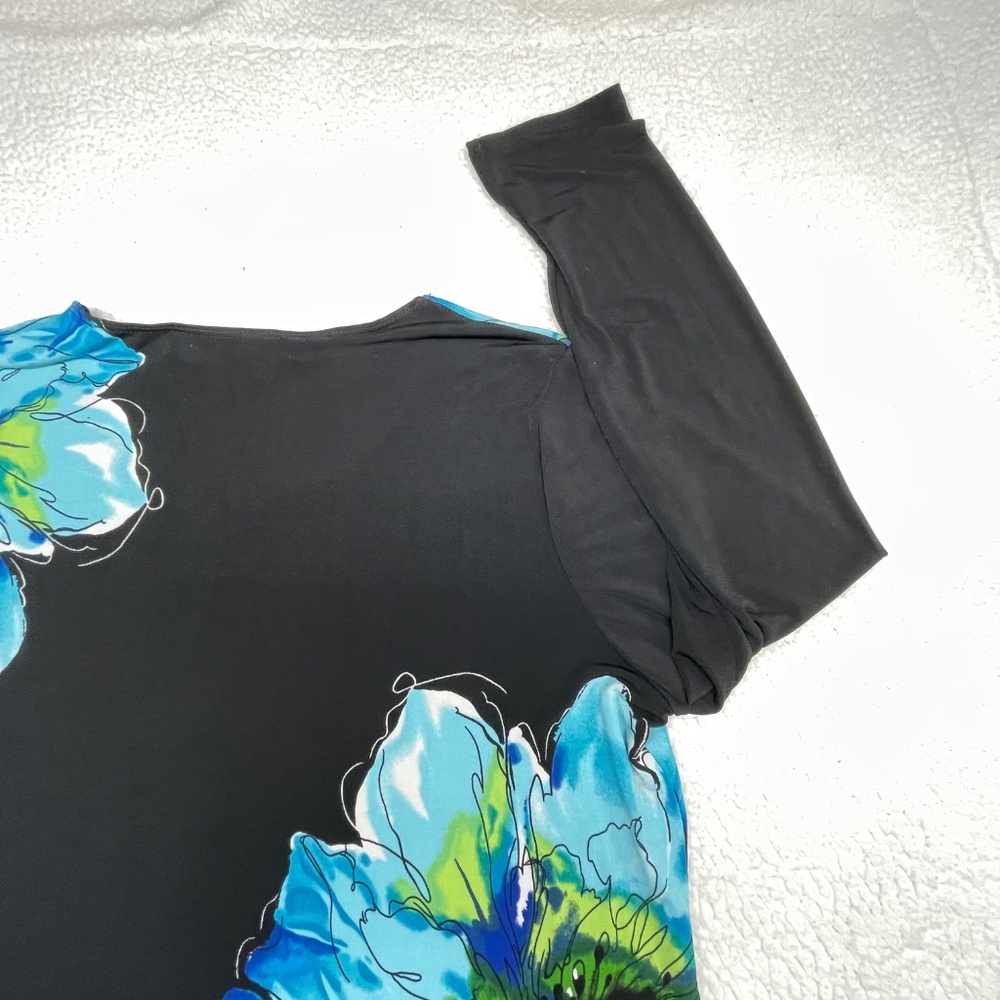 Susan Graver XL floral print top - Picture 8 of 12
